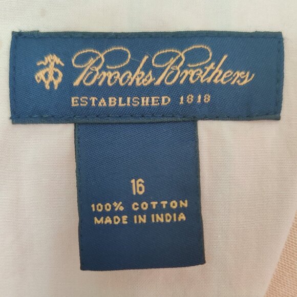 EUC Brooks Brothers Pink Madras Plaid Cotton Sleeveless Shift Dress 16 - Picture 5 of 5